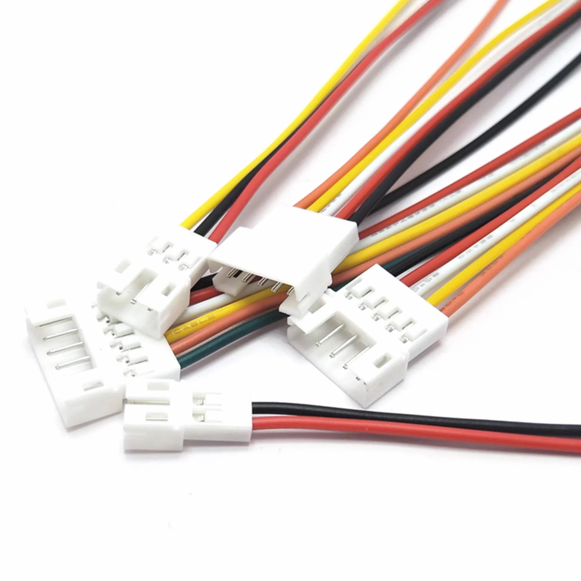 Zestaw złączy JST PH 2.0, 2,0 mm rozstaw 2/3/4/5-biegunowy Zestaw adapterów do korpusu złączy żeńskich i męskich JST-PH