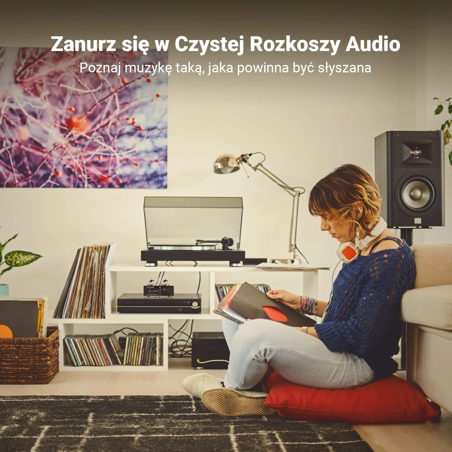 Fosi Audio BOX X2 Przedwzmacniacz Gramofonowy MM Hi-Fi 12V