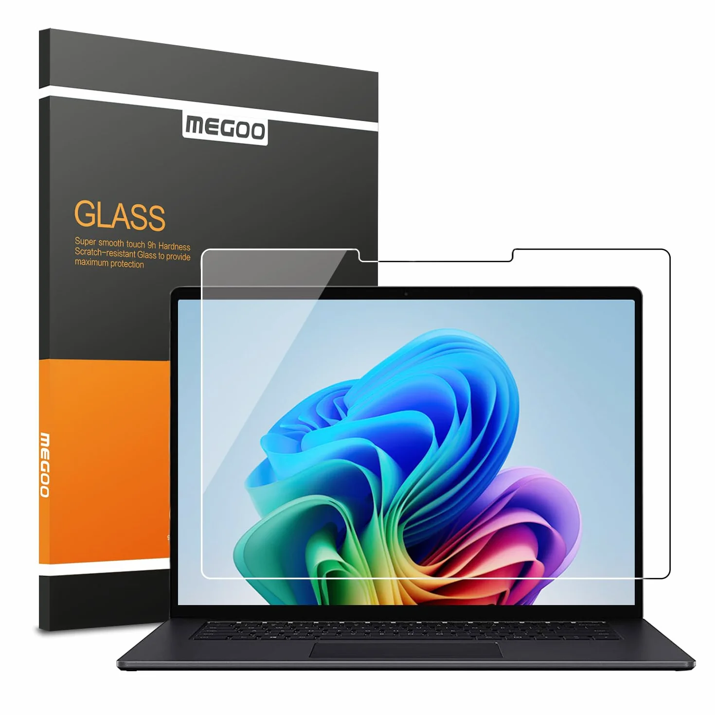 MEGOO Hartowane Szkło Ochronne do Microsoft Surface Laptop 7 2024 15 Cali