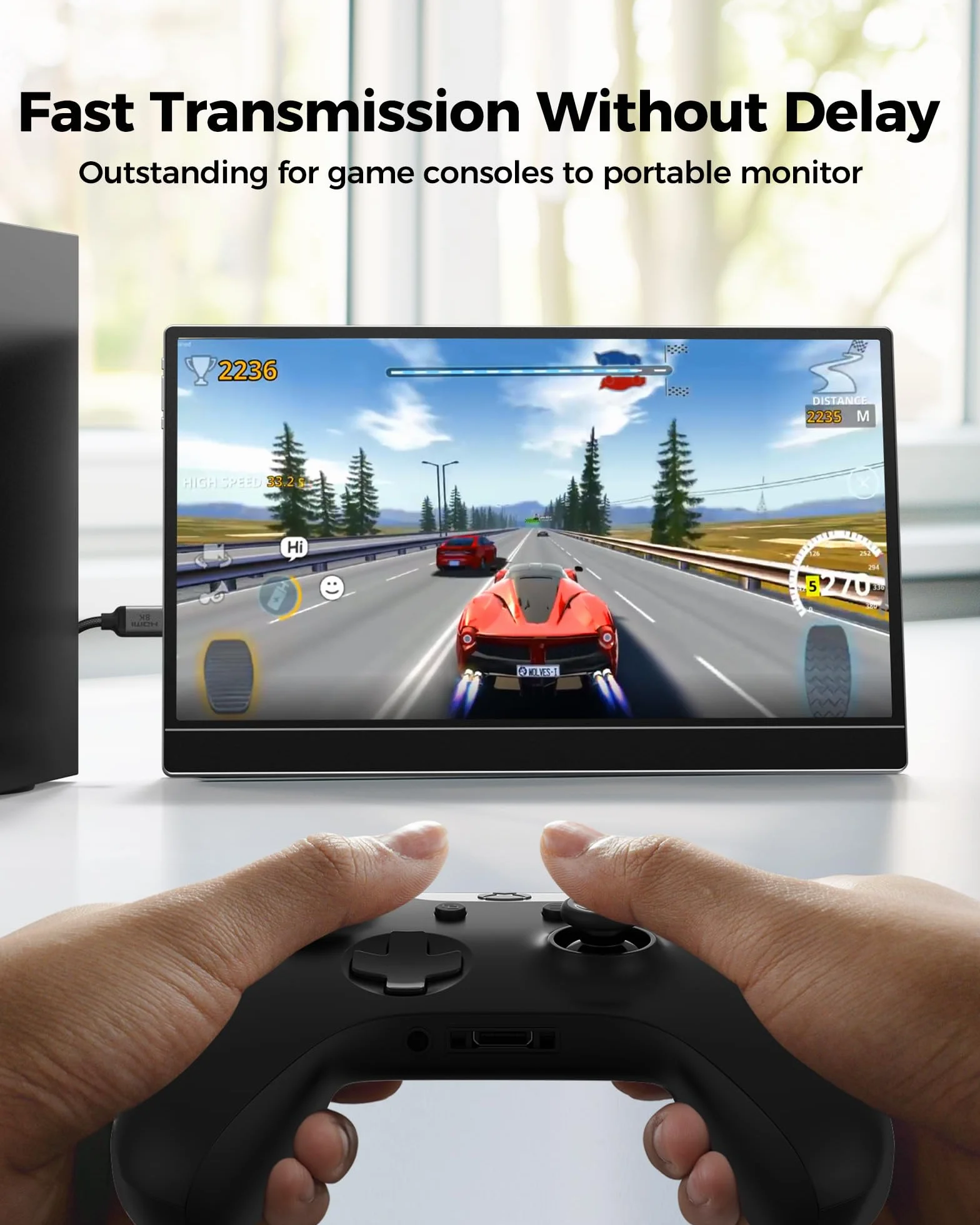 Silkland 8K Mini HDMI to HDMI 2.1 Kabel 30CM 48Gbps HDR eARC