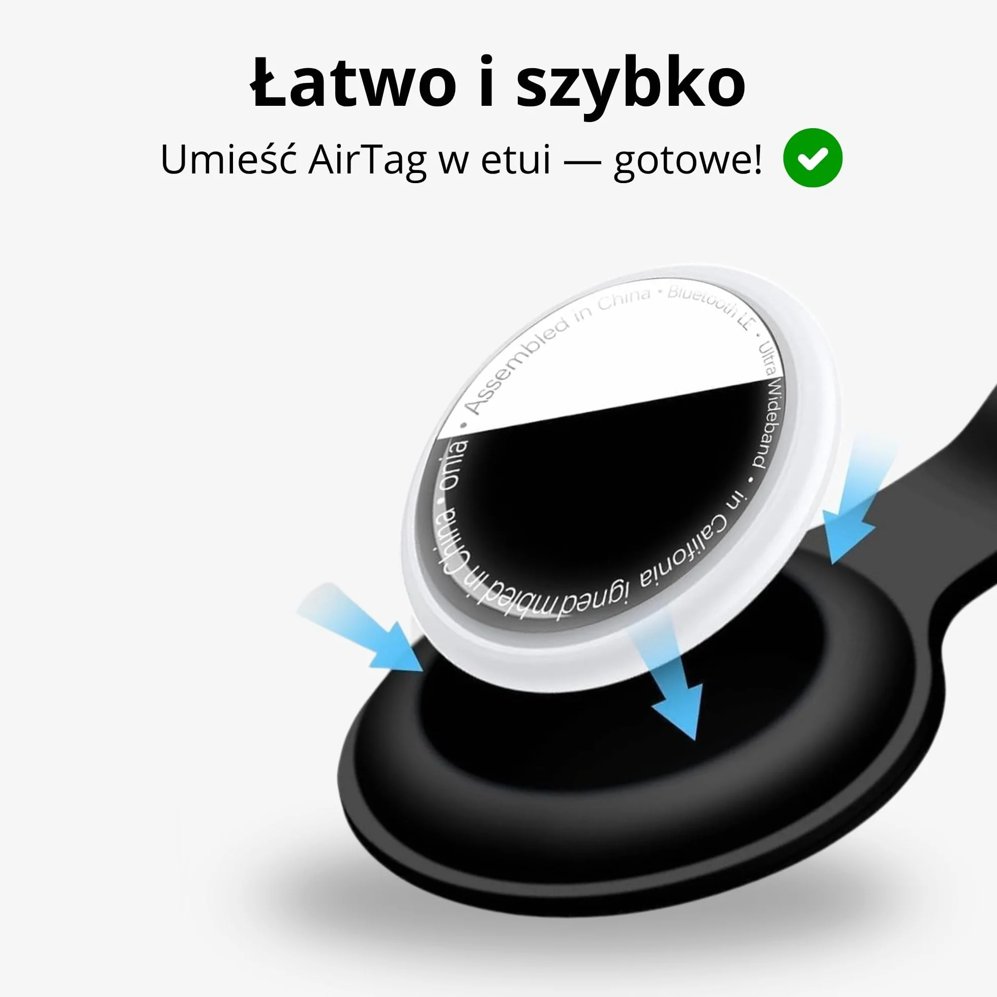 Silikonowe etui Apple AirTag ochronne na klucze brelok odporne na zarysowania