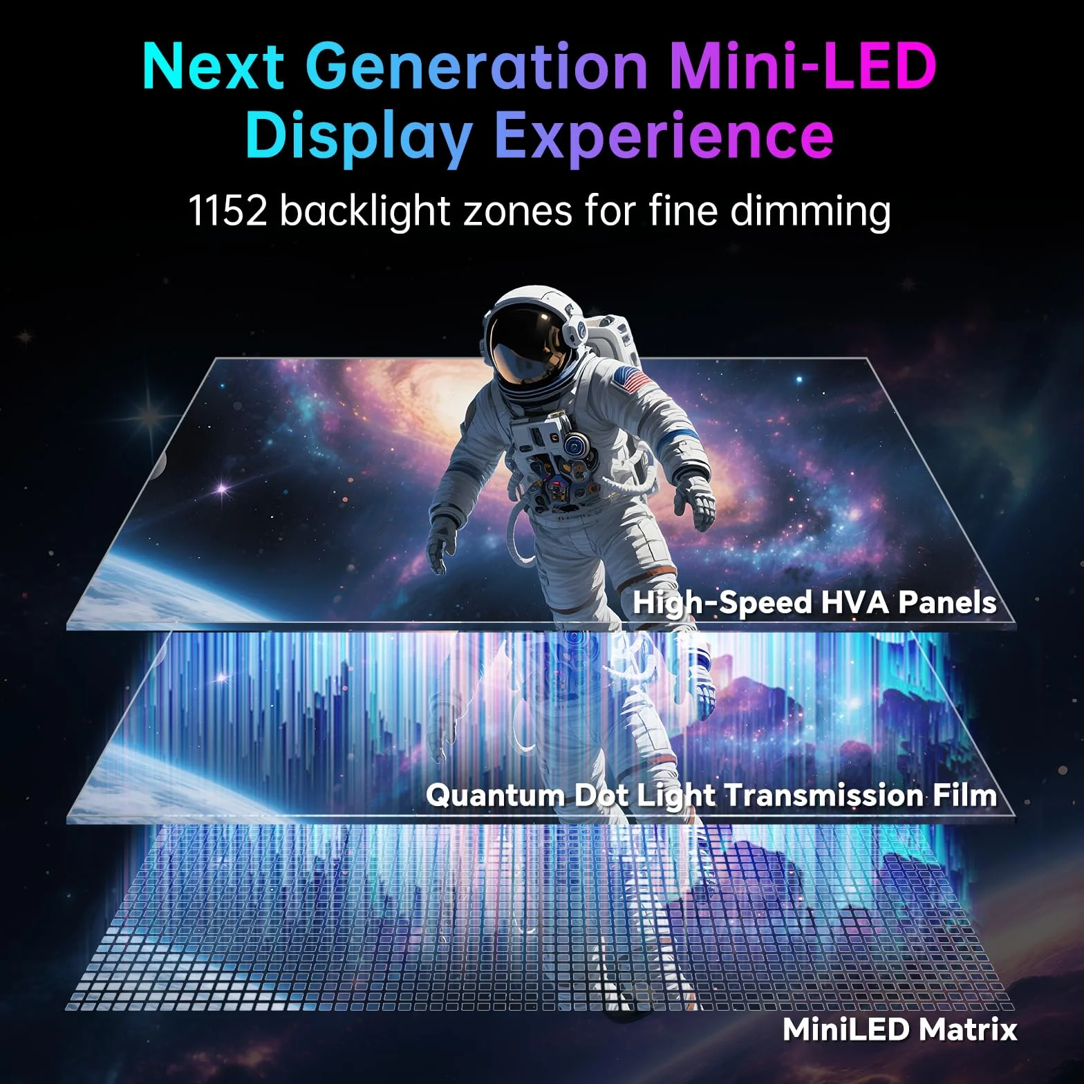 KTC MiniLED Monitor Gamingowy 27 cali 4K 160Hz FHD 320Hz
