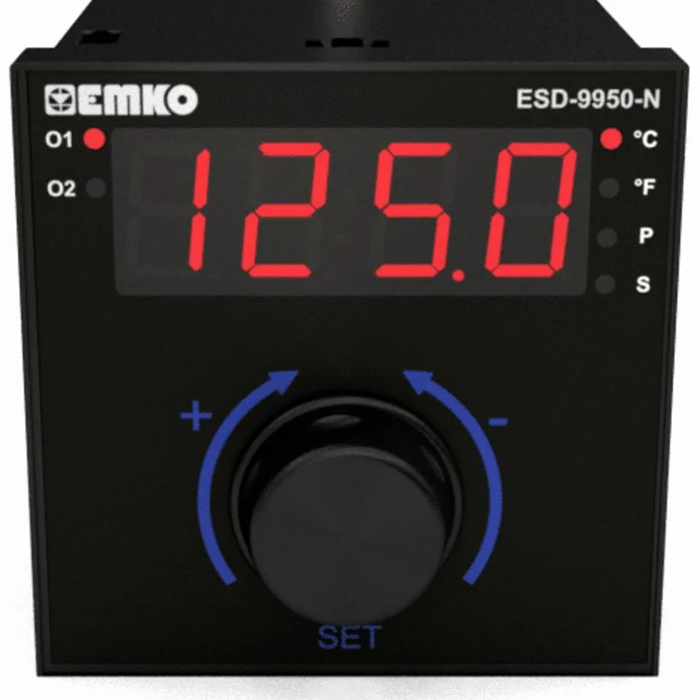 Emko ESD-9950-N 2-punktowy, P, PI, PD, PID regulator temperatury od -200 do 1700 °C (dł. x szer. x wys.) 110 x 96 x 96 m