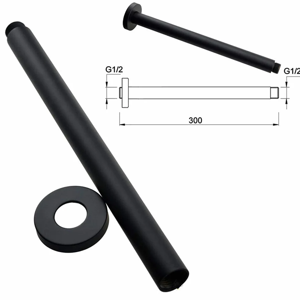Kran wodny, system zestawów prysznicowych wanny, bateria łazienkowa, głowica prysznicowa uchwyt sufitowy ramię rozdzielacz mikser ręczny natrysk, A, 25 cm, a, 25 cm