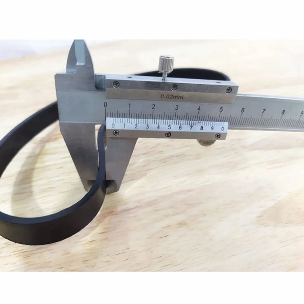 2 sztuki gumowe koło do piły taśmowej, czarne, 30 cm, solidne, zimowe, część do piły taśmowej