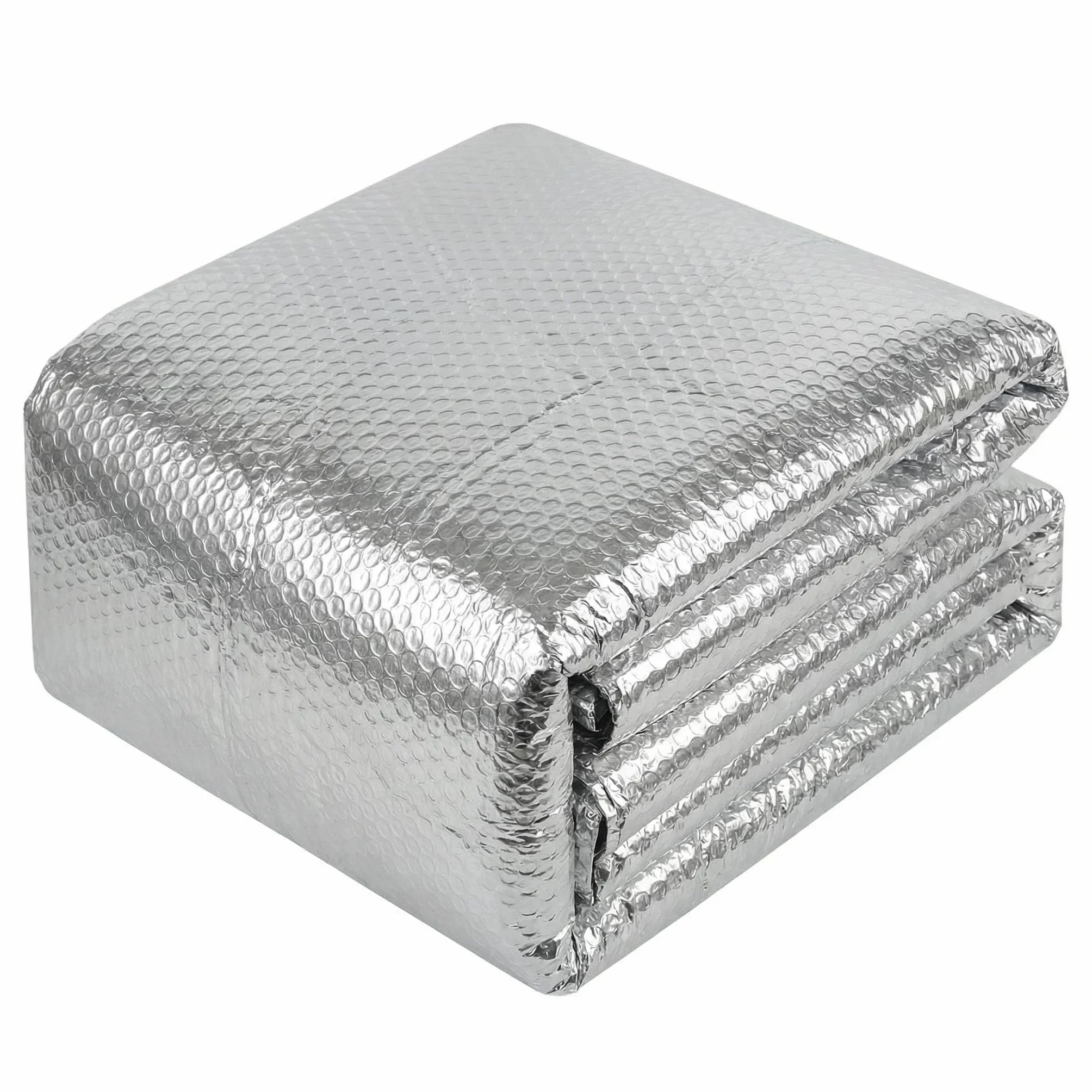 Dwustronna izolacja z folii aluminiowej, folia izolacyjna o grubości 3 mm, folia odblaskowa, aluminiowa folia pęcherzykowa, izolacja radiatora do pojazdów, dachów, okien, rur itp. (60 cm x 3 m)