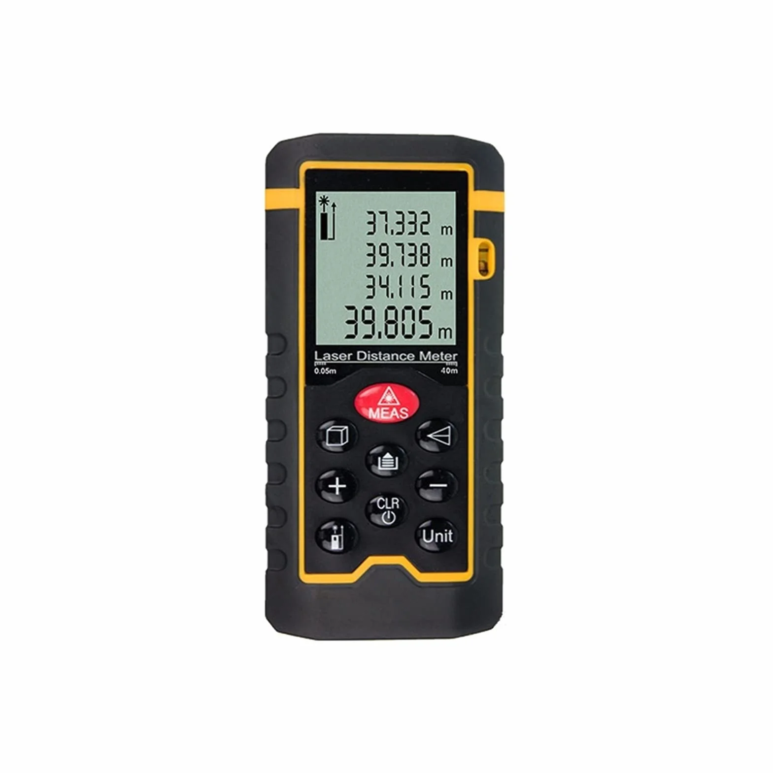 Ręczny linijka elektroniczna, instrument cyfrowy, elektroniczny sposób dalmierza, wysoki czułość laserowa, zakres pomiarowy 0,05~100 (m) odpowiedni do pomiaru odległości wewnątrz i na zewnątrz z wys