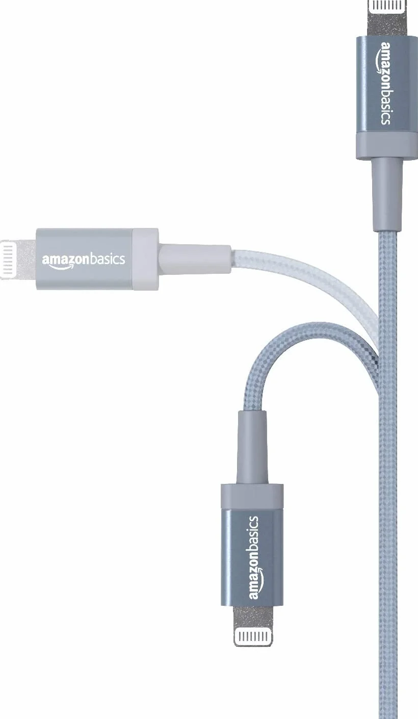 Amazon Basics Kabel USB-A na Lightning Nylonowy MFi 0,9 m do iPhone'a