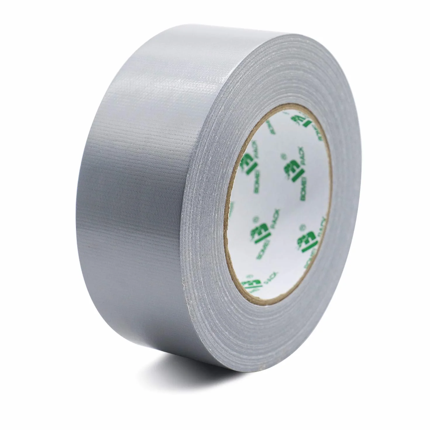 BOMEI PACK 12 rolek srebrnej taśmy pancernej – 50 mm x 50 m, mocno klejąca, ręcznie rozrywana, wzmocniona tkaniną, kolor: srebrno-szary, taśma z tkaniny, taśma naprawcza