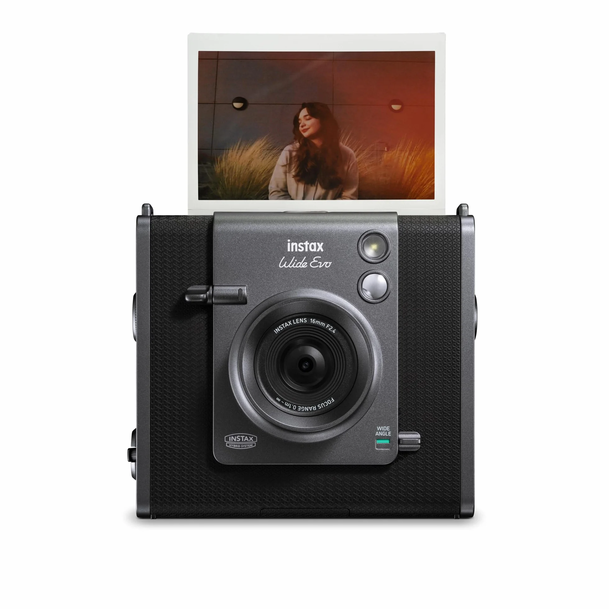 instax Wide Evo 2 w 1 Aparat do Zdjęć Natychmiastowych i Drukarka w Jednym, 10 Obiektywów i 10 Filtrów Filmowych