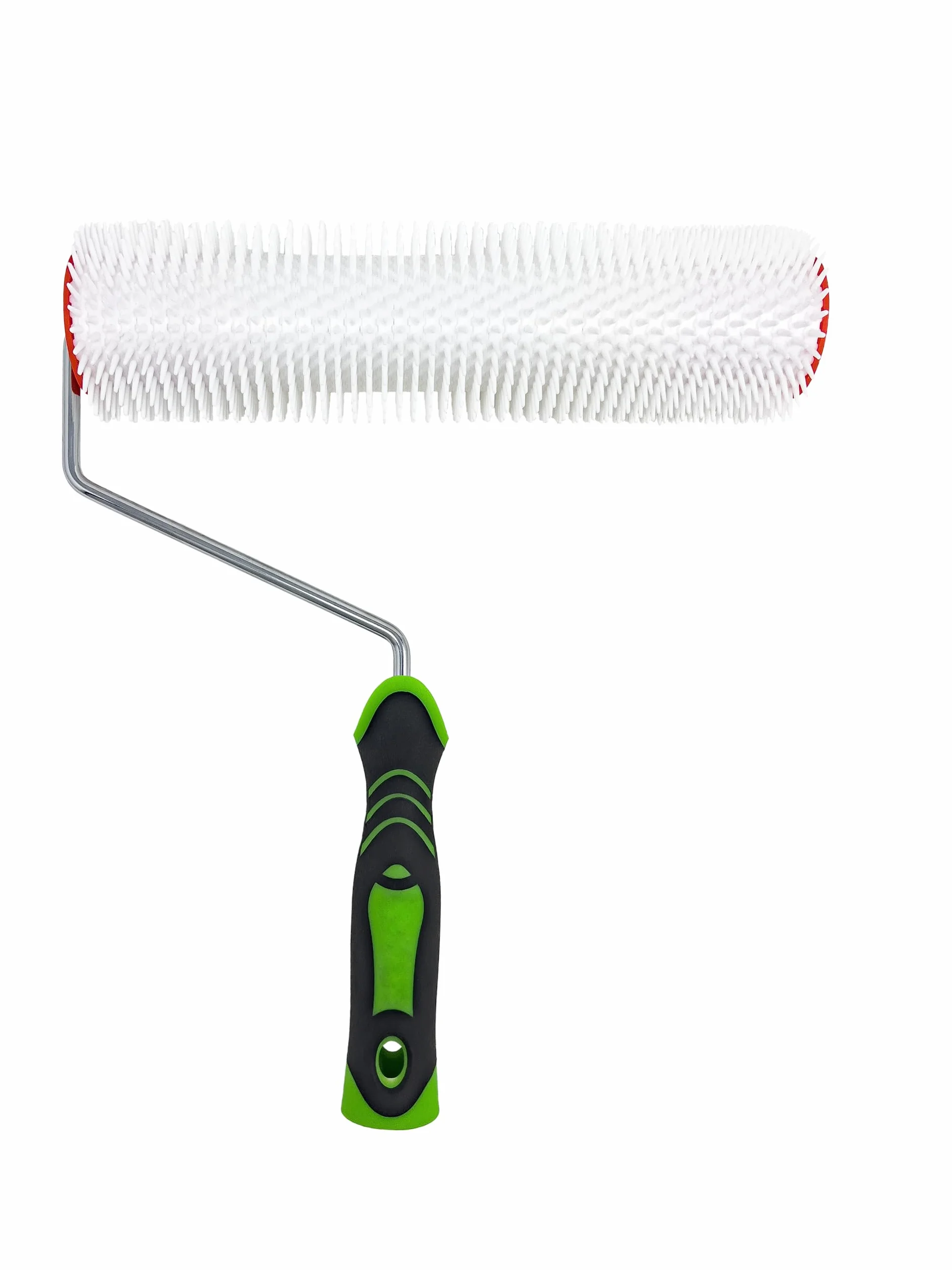 Pangolino Rolka odpowietrzająca, 25 cm, metalowy pałąk na jedno ramię, długość szczytu : 31 mm, profesjonalna jakość, rolka z wypustkami do wentylacji wykładzin podłogowych
