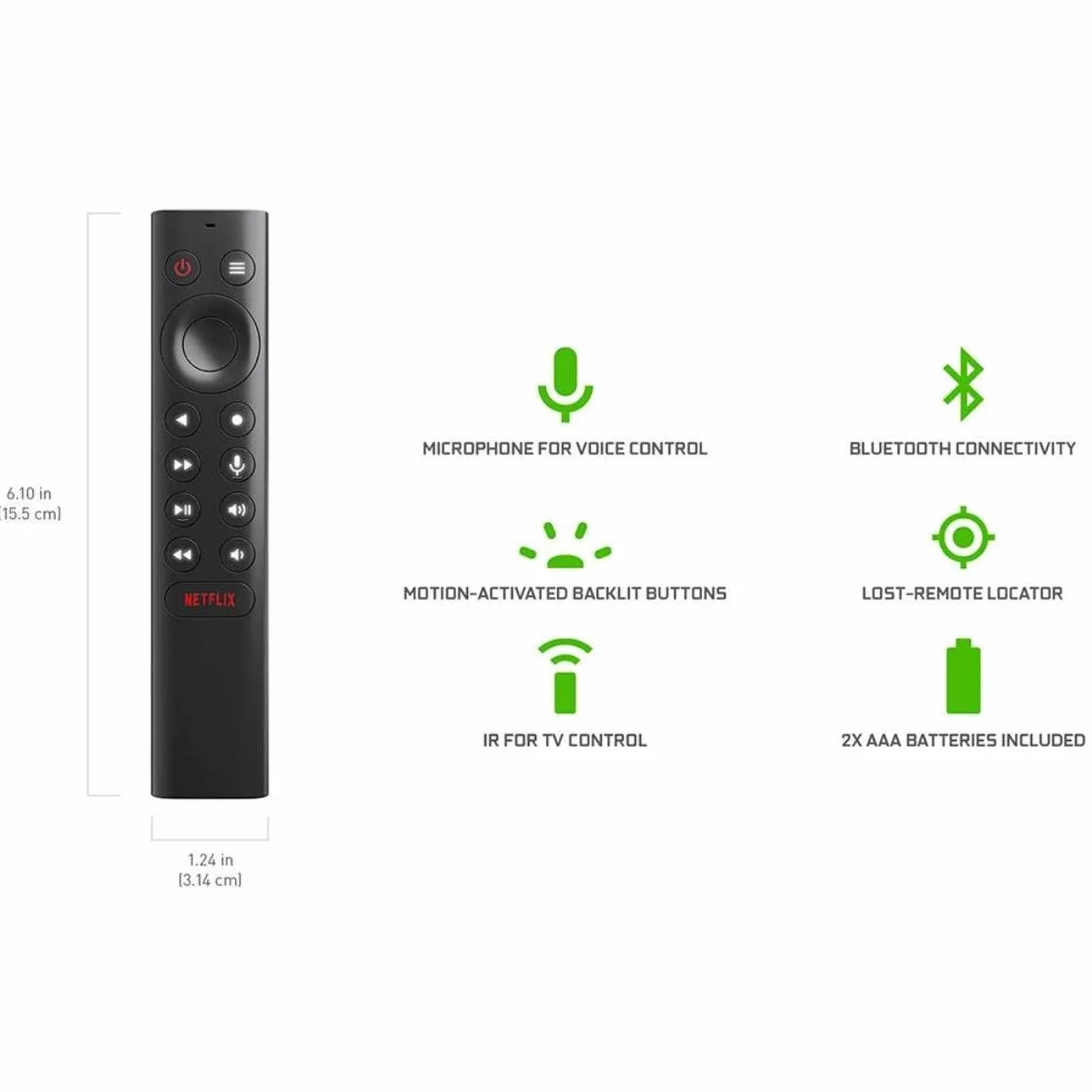 Nvidia Shield TV Pro Streaming Box, Czarny, 15,9 x 9,8 x 2,6 cm