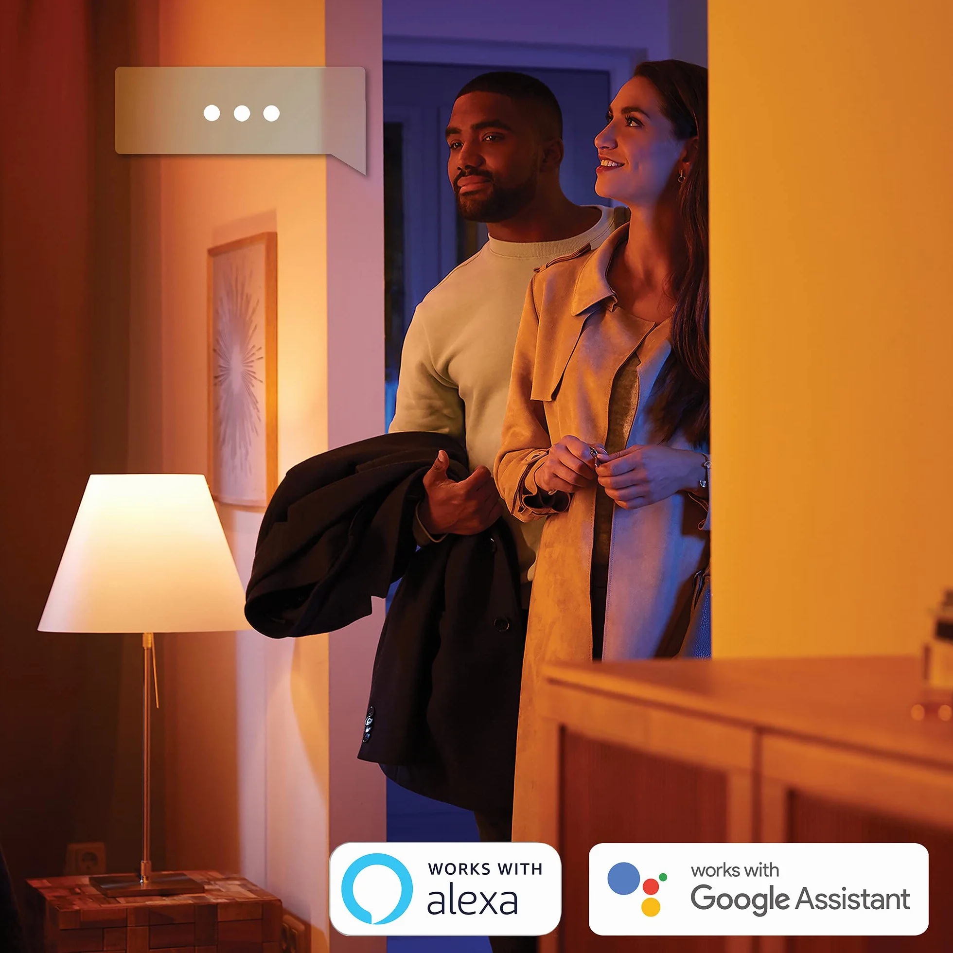 Philips Hue White and color ambiance Iris silver special edition Zintegrowane światła LED