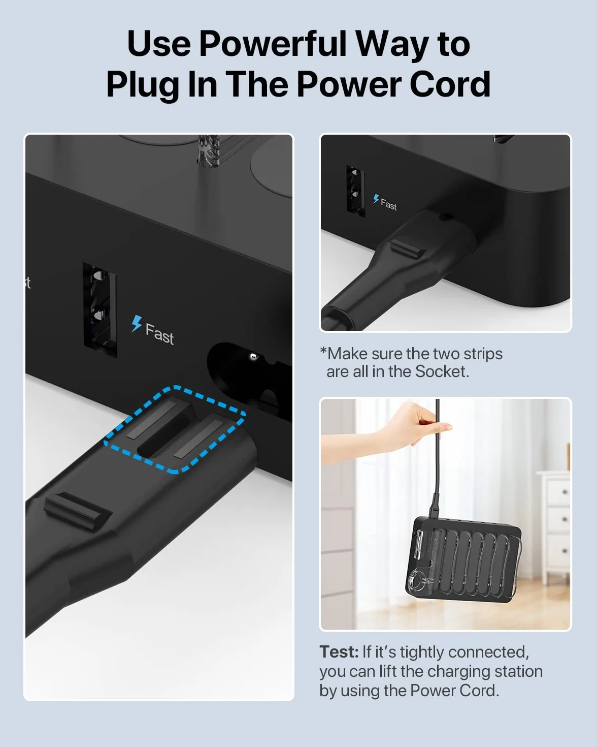 SooPii 60W 6-portowa stacja ładująca USB C PD 20W szybkie ładowanie