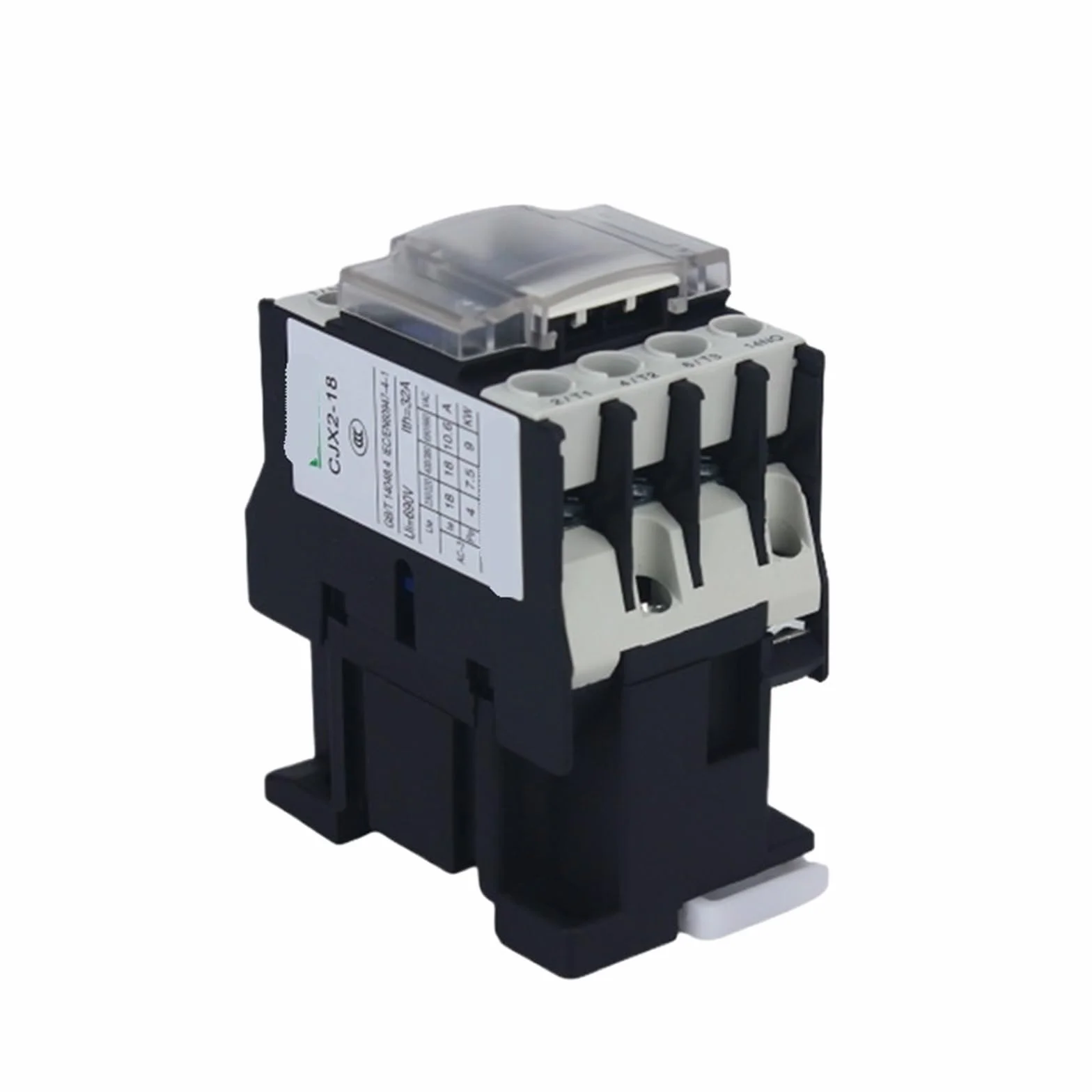 CJX2-18 KFX2-18 18A 24V 48V 110V 220VAC AC stycznik elektryczny ze stycznikiem magnetycznym AC 1 szt. (AC220V)