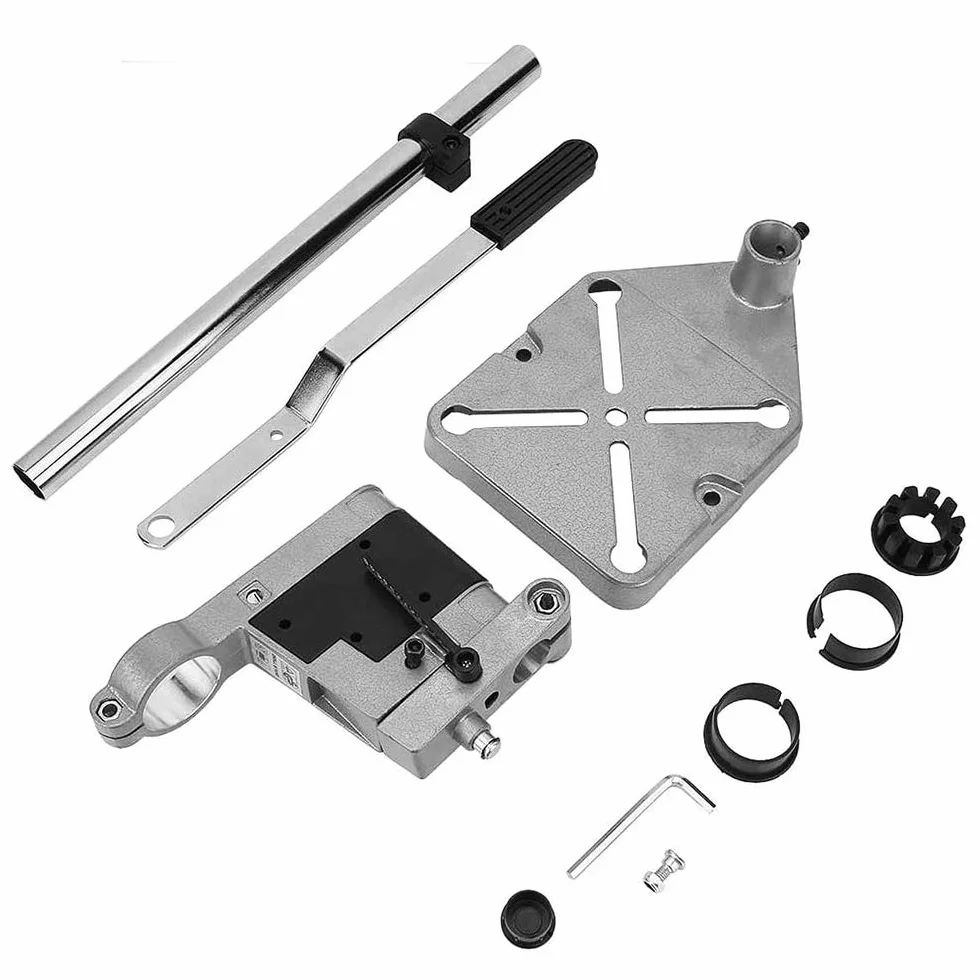 Workbench Repair Tool stojak do wiertarek elektrycznych, bardziej stabilny i precyzyjny do stałych prac DIY, obróbki drewna, napraw domowych i innych ręcznych wiertarek elektrycznych