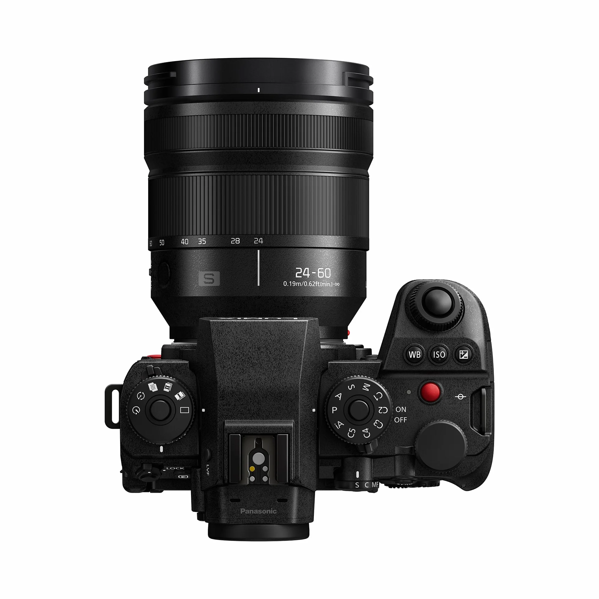 Panasonic LUMIX S-E2460E Obiektyw L-Mount 24-60 mm F2,8 Pełnoklatkowy Zoom Szerokokątny Odporny na Kurz Zachlapania Mróz Czarny