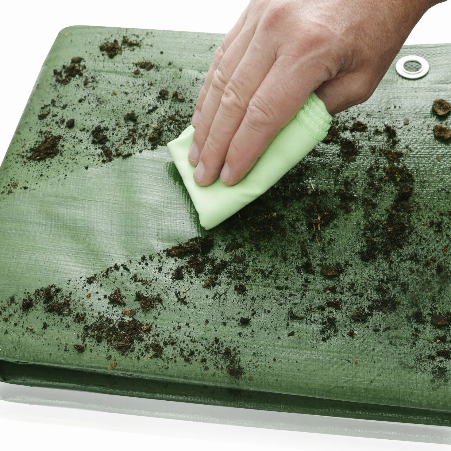 GardenMate - plandeka tkana Home & Garden - 3 m x 4 m, 140 g/m² - zielona - do osłaniania- ochronna - na łódź