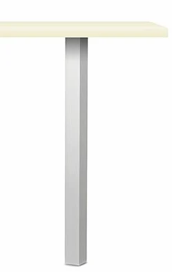 Naber Kreta czworokątna podstawa aluminiowa wysokość, kolor stali szlachetnej 870 mm