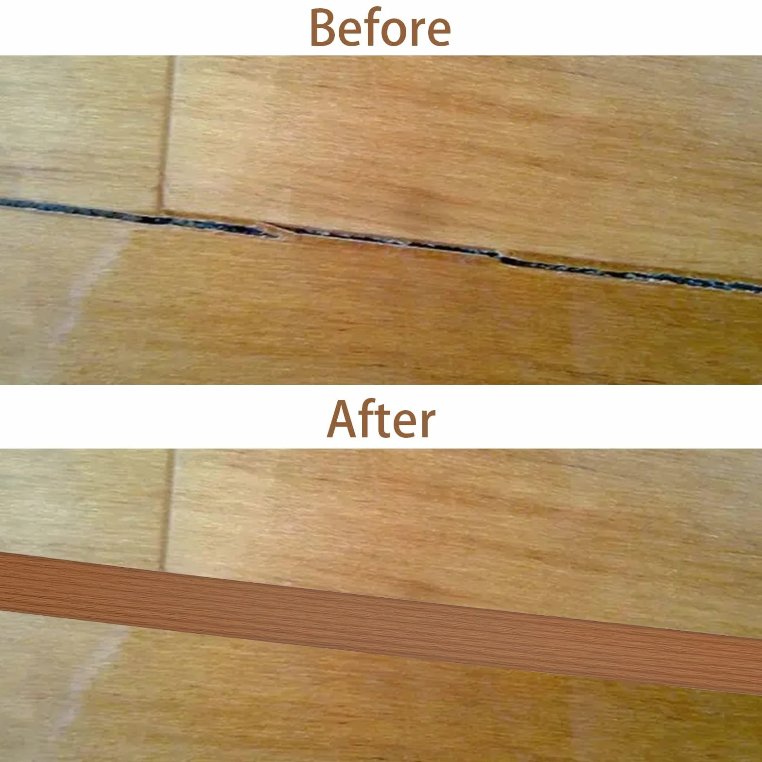 Taśma progowa z PVC 4 m, paski przejściowe podłogi, paski do podłóg laminowanych (4 cm, 4m-Grain de bois de frêne)