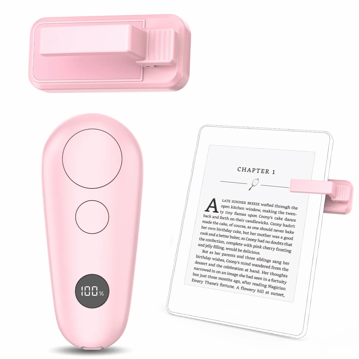 Pilot zdalnego sterowania do Kindle Paperwhite Oasis Scribe, zmieniacz stron do iPada, tabletów, czytanie
