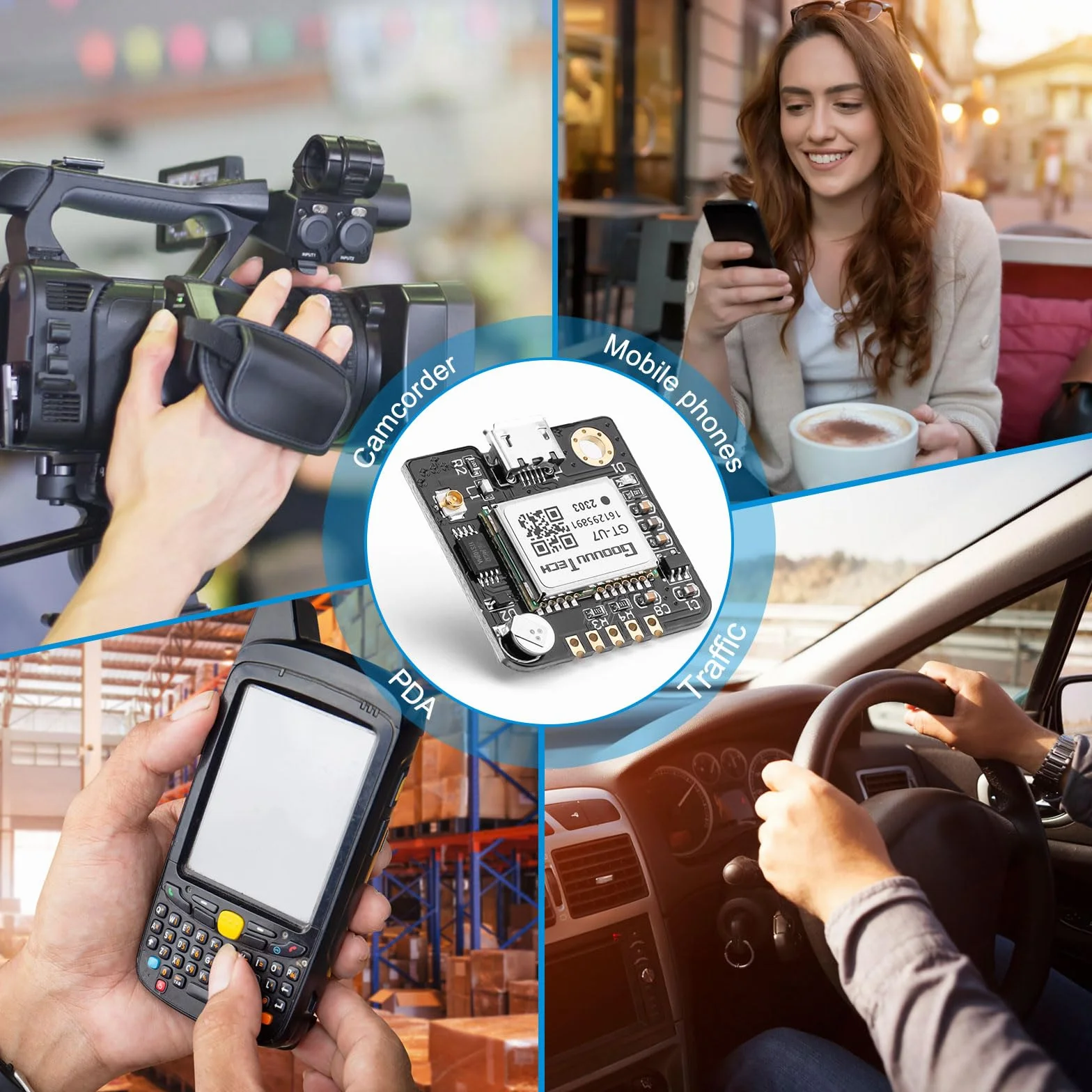 Seamuing Moduł GPS NEO-6M Mały Odbiornik GPS Niska Moc Wysoka Czułość Antena IPEX dla Arduino STM32 UNO R3