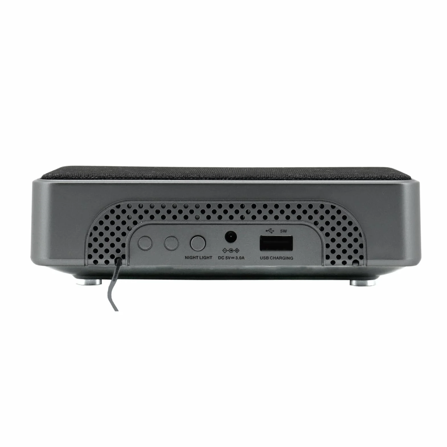 Soundmaster UR250AN DAB+ cyfrowy radiobudzik z bezprzewodową stacją ładującą, lampką nocną, bezprzewodową ładowarką iPhone/Samsung Galaxy, wyświetlacz LED, 5-stopniowy przyciemniacz, 2 czasy budzenia