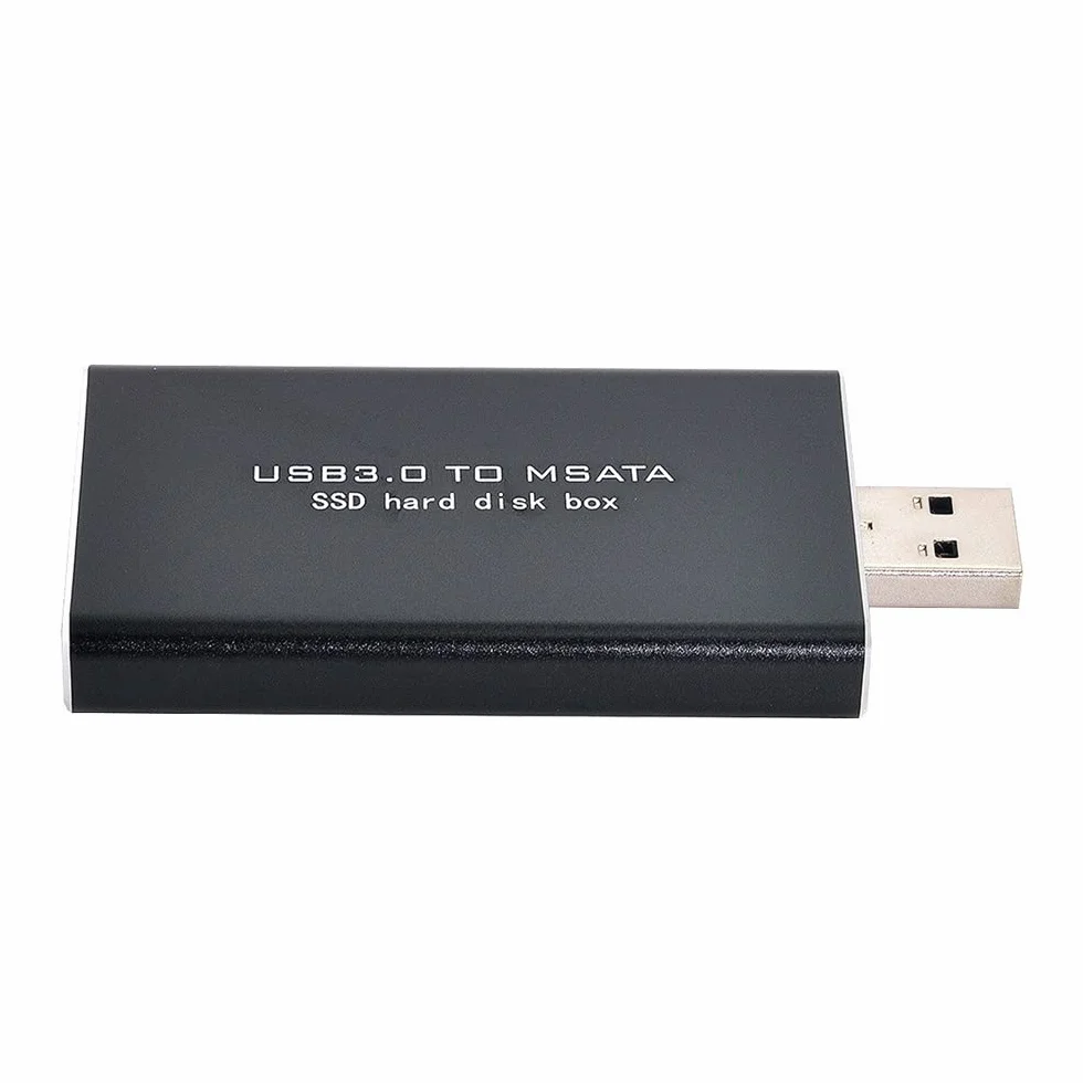 Mini PCI-E mSATA na USB 3.0 zewnętrzny dysk SSD PCBA Adapter z obudową