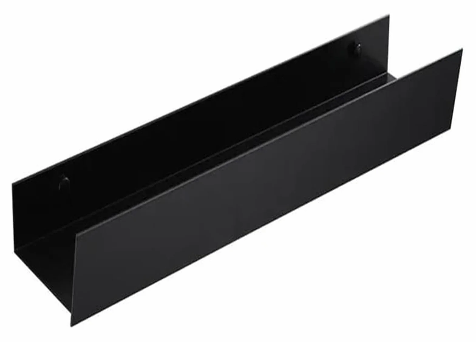 Półki prysznicowe, Półka ścienna do łazienki, Półka prysznicowa aluminiowa bez wiercenia, Nowoczesny minimalizm, Matowy stojak prysznicowy do łazienki i kuchni(Black,60CM)