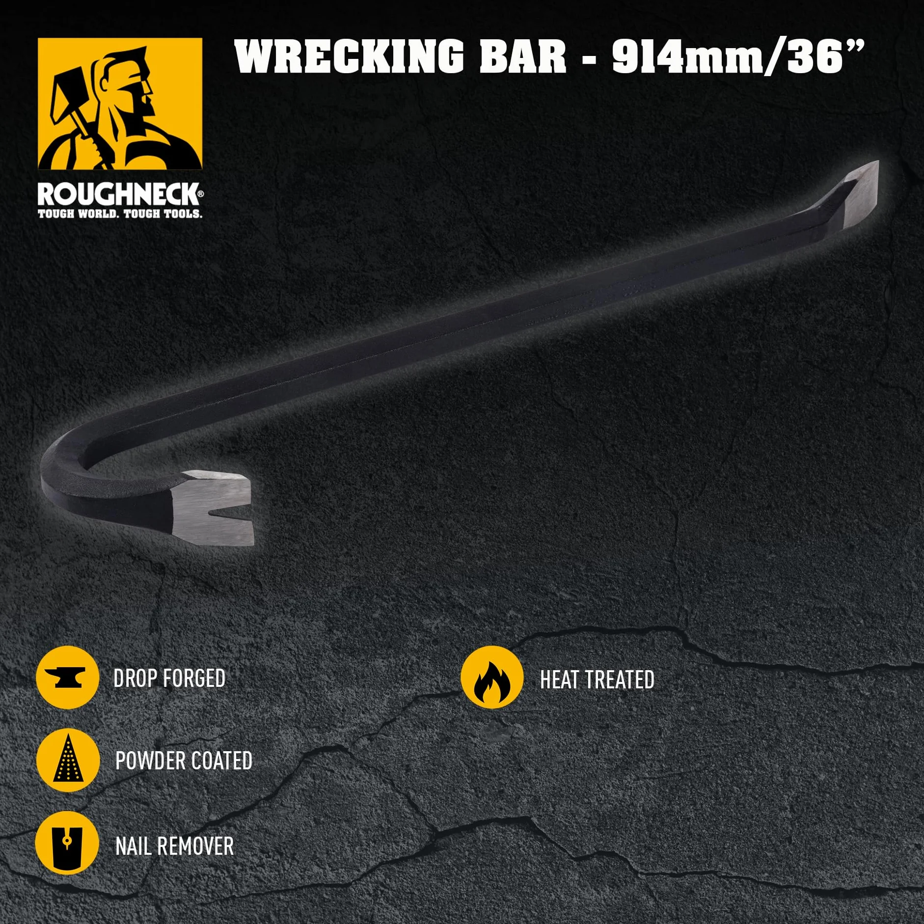 ROUGHNECK Wrecking Bar 90cm (36 Zoll)