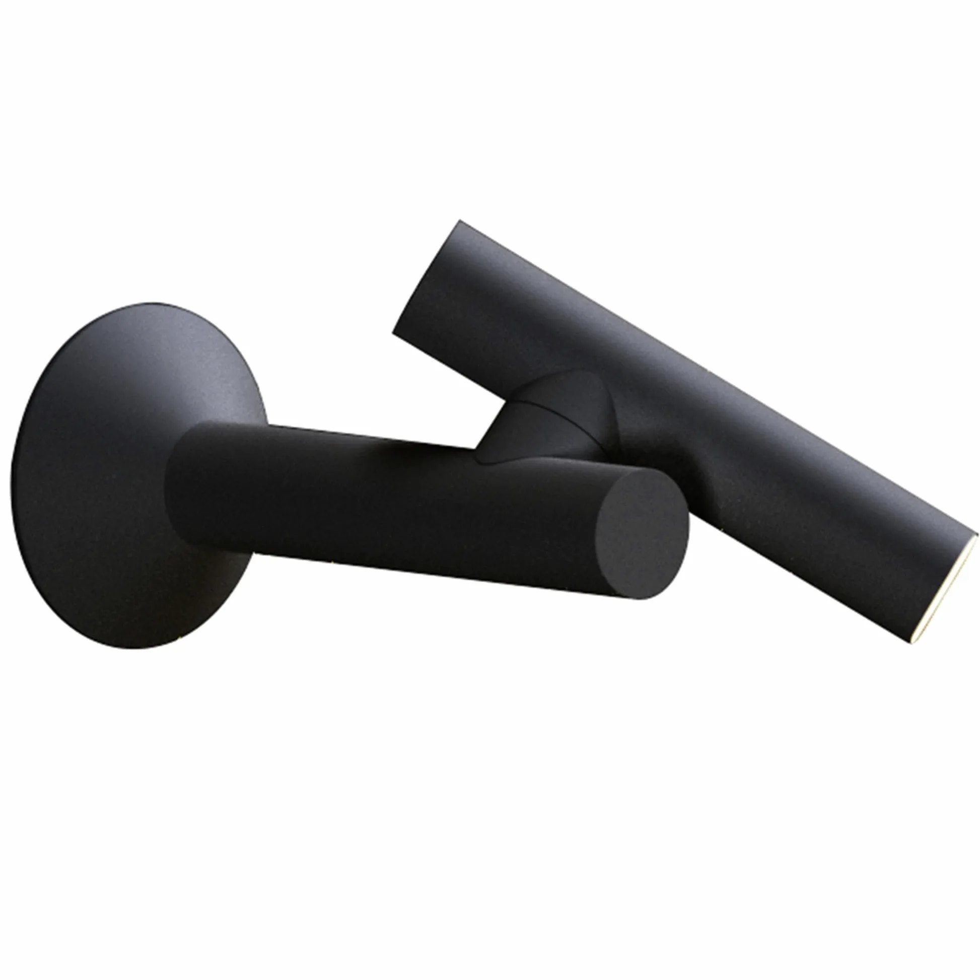 Lumisky Czarna lampa ścienna LED do montażu na ścianie, ciepła biel, możliwość ściemniania ZOOM WALL BLACK ø8 cm