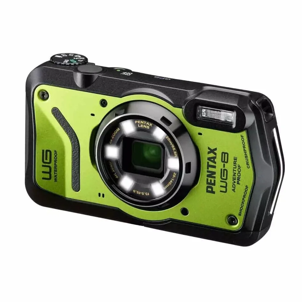 PENTAX WG-8 Zielony aparat przygodowy na każdą pogodę