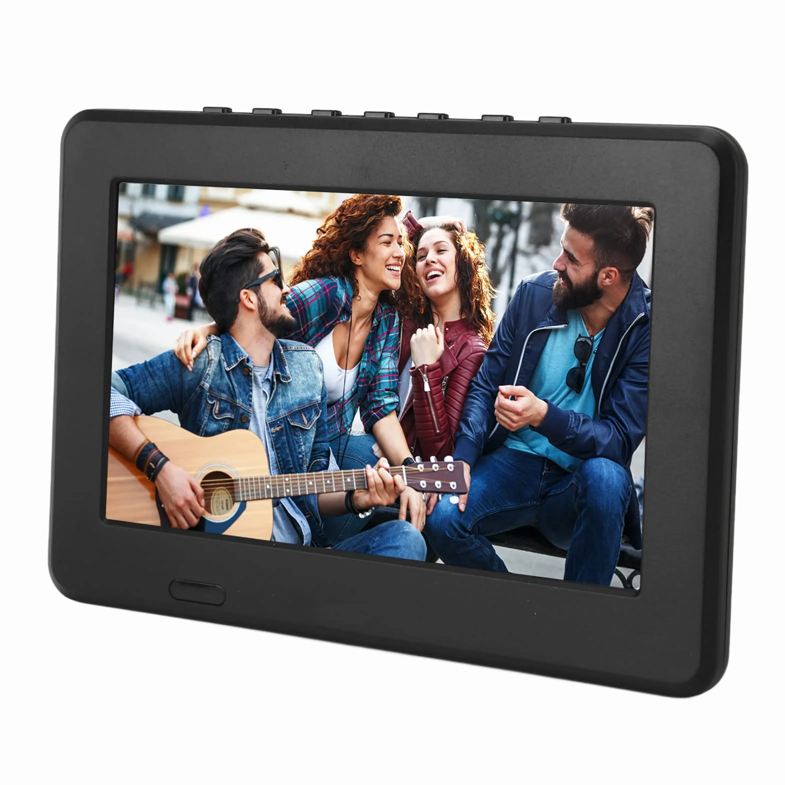 Przenośny Telewizor Cyfrowy 7-calowy LED z baterią litową 1500 mAh, Obsługa DVB-T i ATV