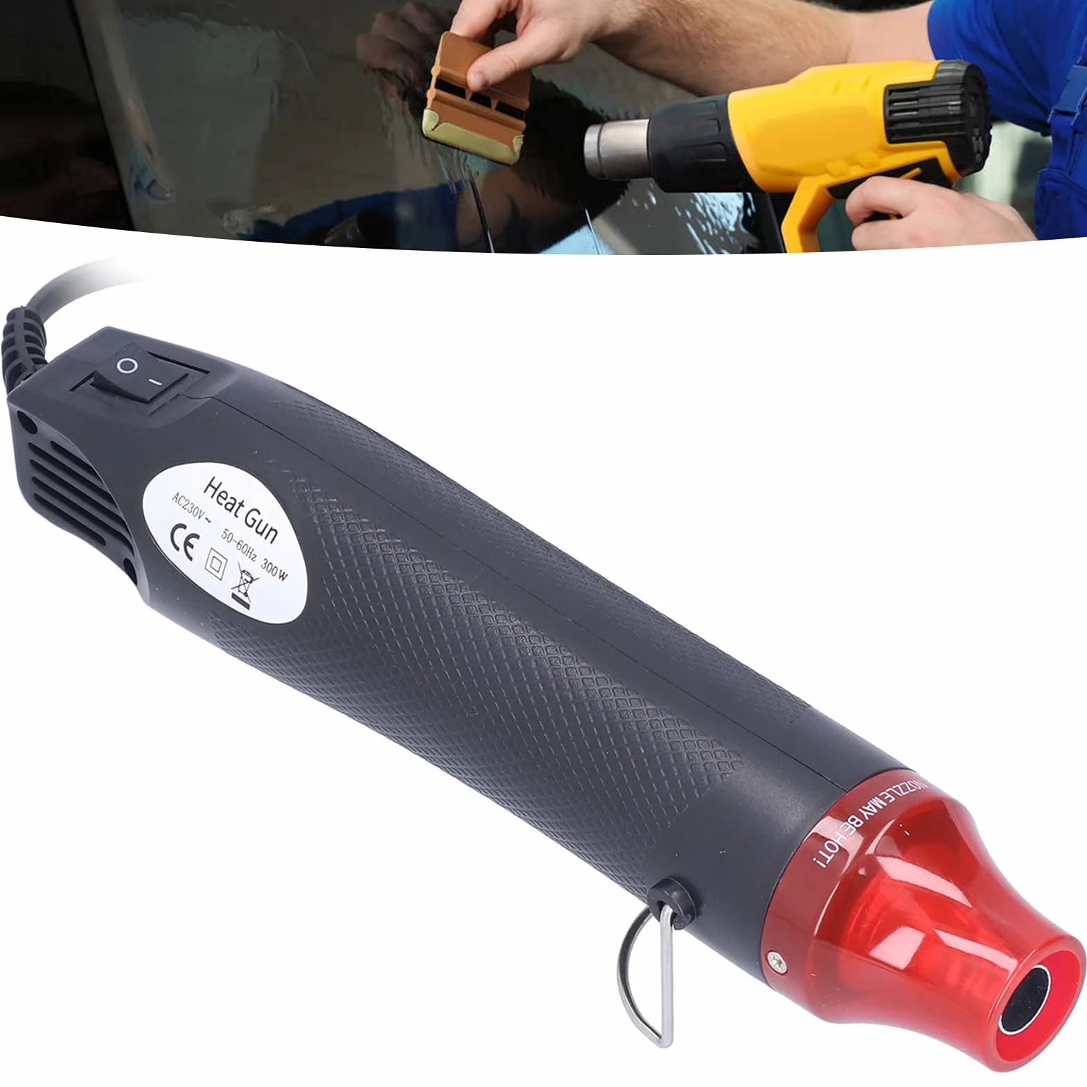 Mini Opalarka Przenośna, Wydajna Ręczna Opalarka do Majsterkowania Opalarka 390 ℉ (Wtyczka UE 230 V)
