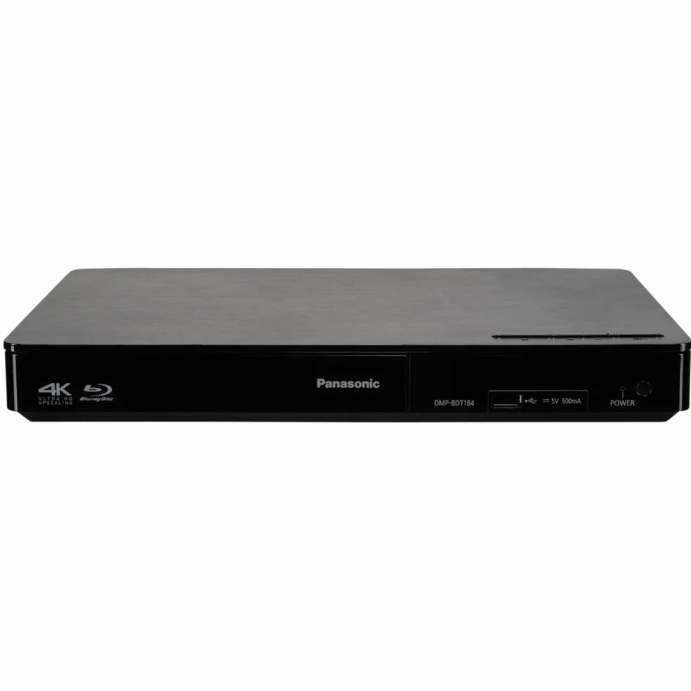 Panasonic DMP-BDT184EG Odtwarzacz 3D Blu-Ray, Czarny, ‎18 x 31.2 x 4.3 cm