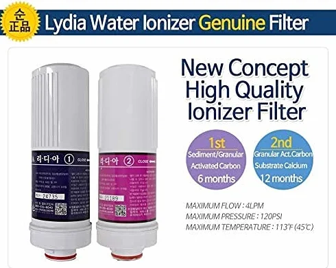 Lydia zestaw wymiennych filtrów jonizatora wody do jonizatorów EOS/KYK Genesis