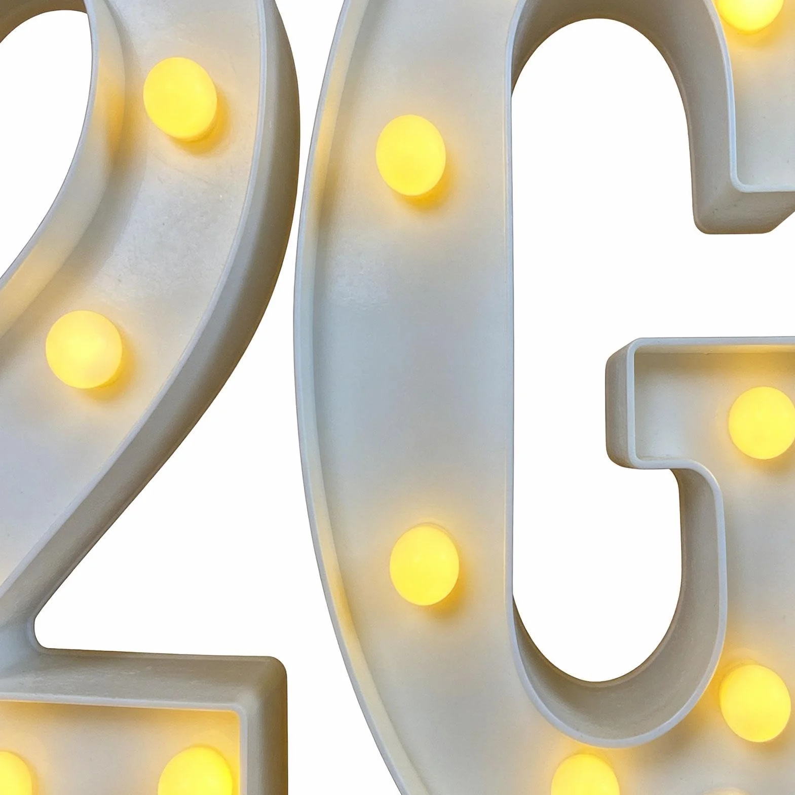Dekoracje Świetlne Ukończenia Szkoły 2026 Świecące litery 2026 jako