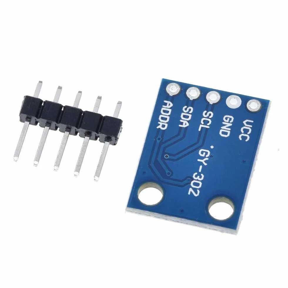 5 szt. moduł czujnika natężenia światła GY-302 BH1750FVI BH1750 3V-5V do Arduino AVR z kablem Dupont 30-pinowym