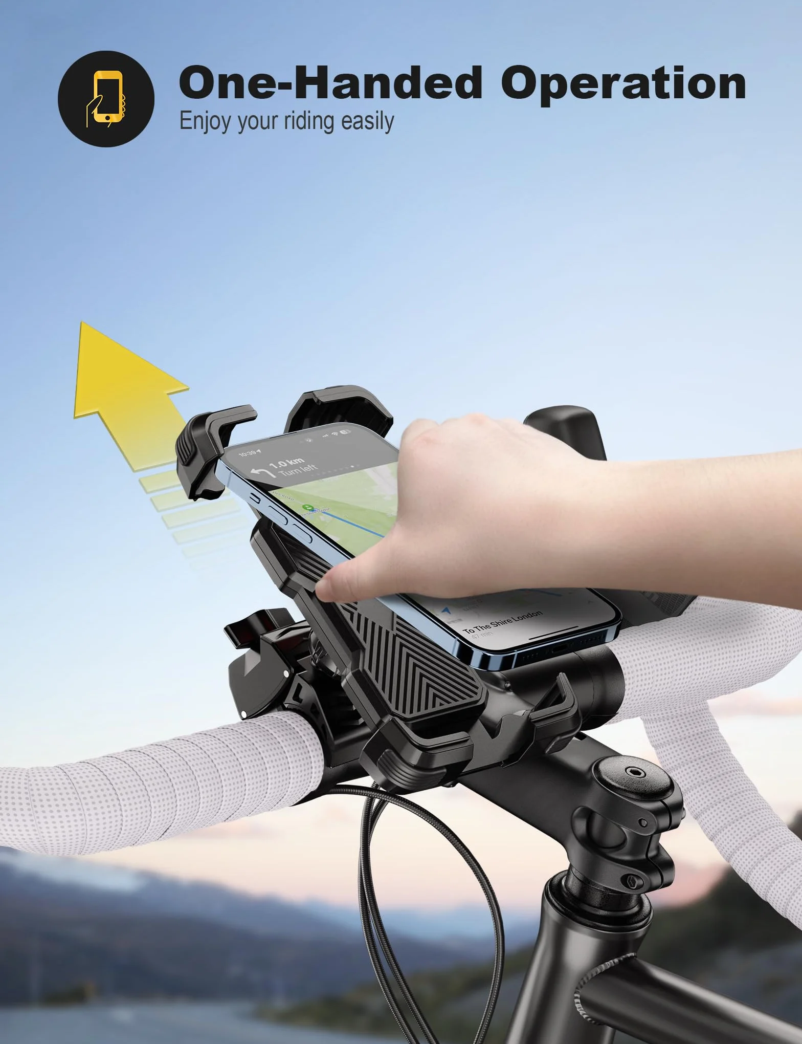 Uniwersalny Uchwyt do Telefonu na Rower 360° 4.7-7.2 Cala Smartfona