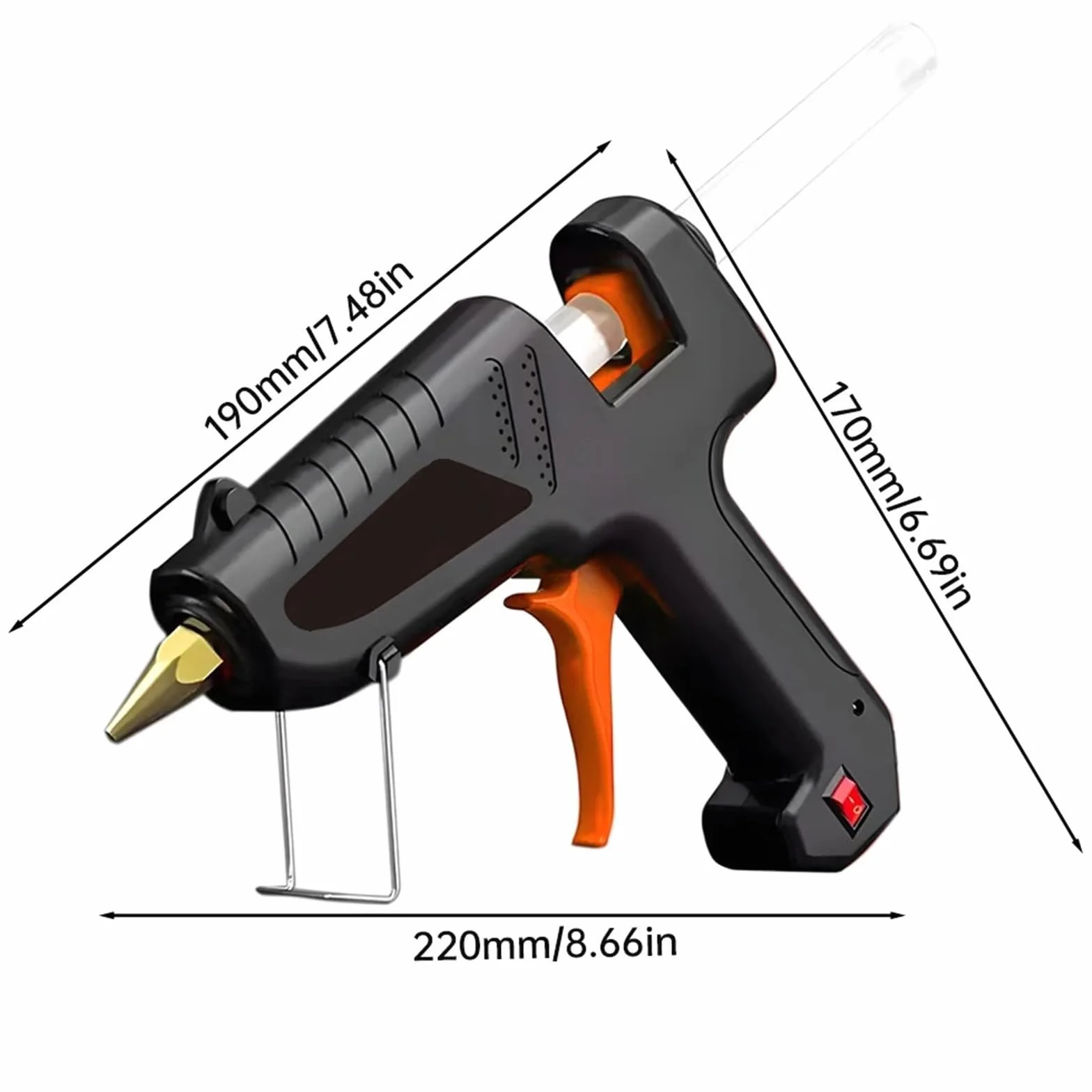 Pistolet do klejenia na gorąco, Gorące Topienie Pistoletu Kleju 11 Mm Piżcie Przemysłowe Elektrotermalna Temperatura Ciepła Narzędzia Do Naprawy Elektrycznej