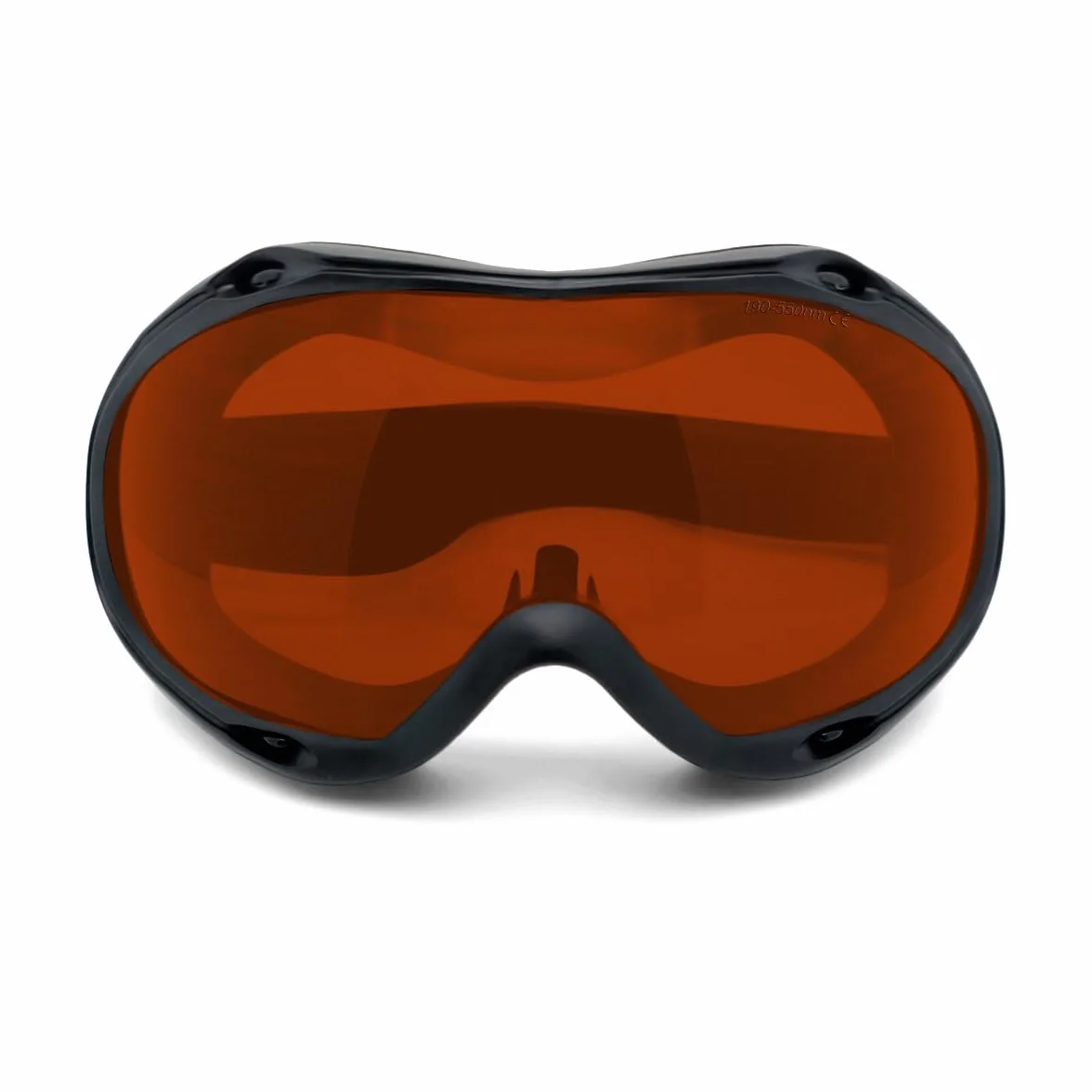 FREEMASCOT Profesjonalne okulary ochronne OD 6+, długość fali 190-550 nm, fioletowe/niebieskie/zielone, do 405 nm, 445 nm, 450 nm, 473 nm, laser 532 nm
