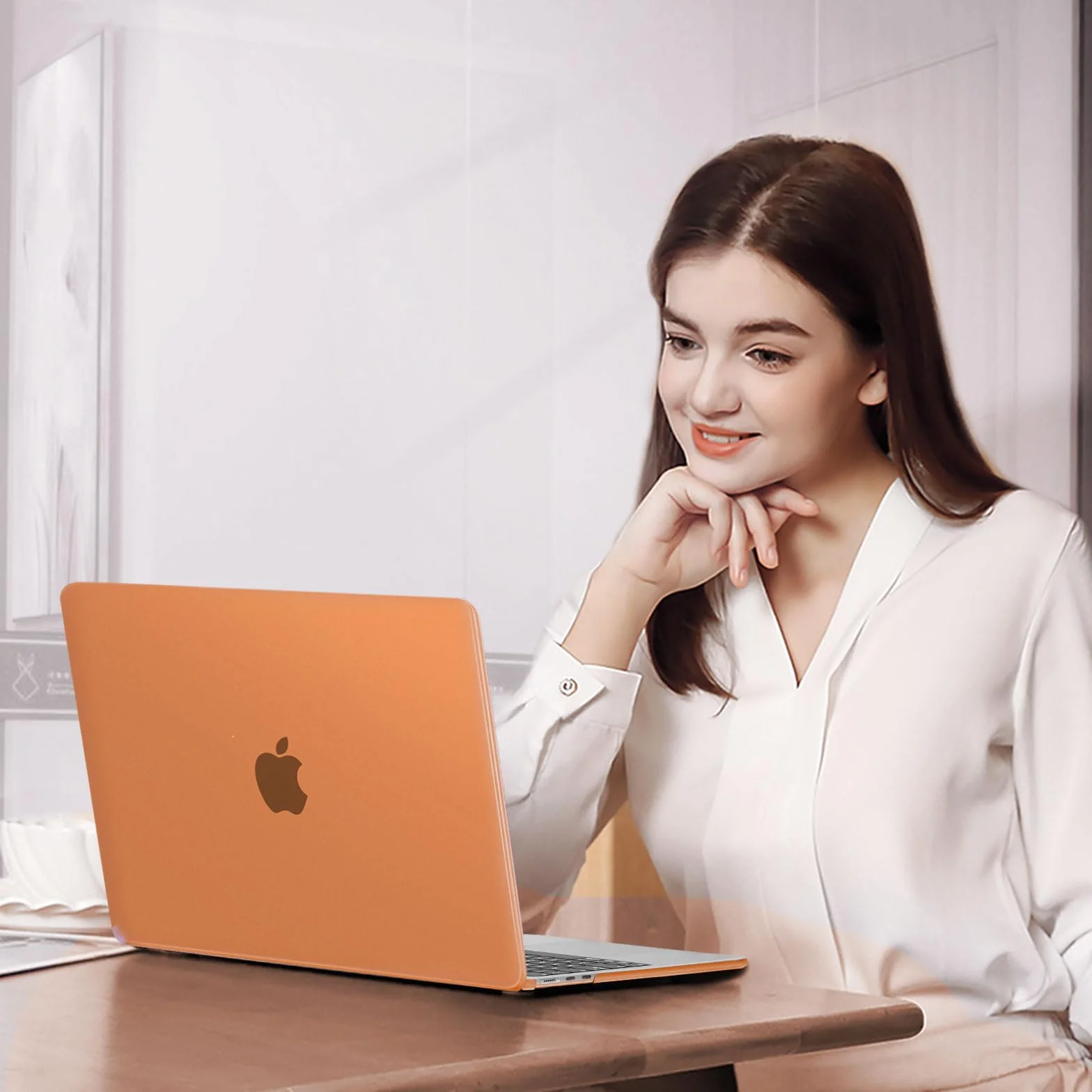 MOSISO Etui kompatybilne z MacBook Air 15" M5 M4 M3 M2 2026-2023 twarda ochronna obudowa z klawiaturą A3448