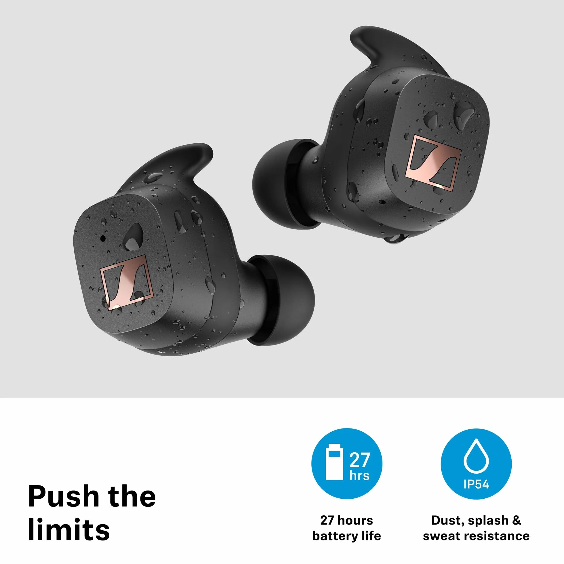 Sennheiser Sport True Wireless 509299 Słuchawki Douszne, Czerń