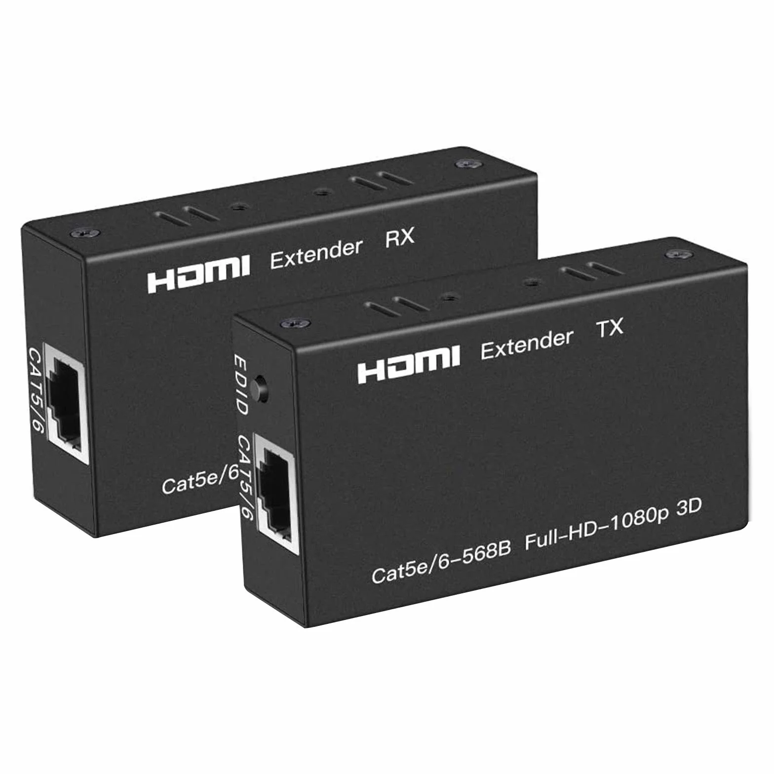 Przedłużacz HDMI 200 ft HDMI na RJ45 Ethernet Cat5e/Cat6 Transmisja nadajnika 1080P 3D HDCP EDID POC