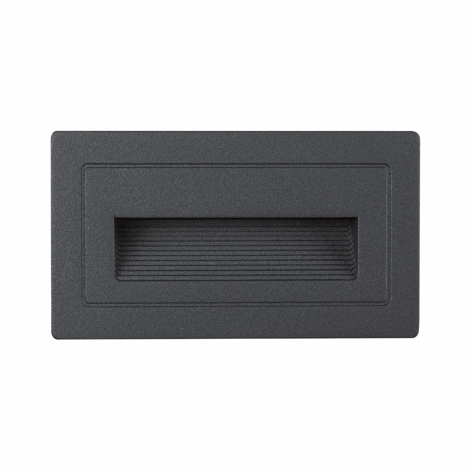 Paulmann 94383 LED oprawa zewnętrzna oprawa wpuszczana w ścianę zewn. Long IP65 103x58mm czworok. w kompl. 1x4 W czarna lampa zewn. aluminium 3000 K