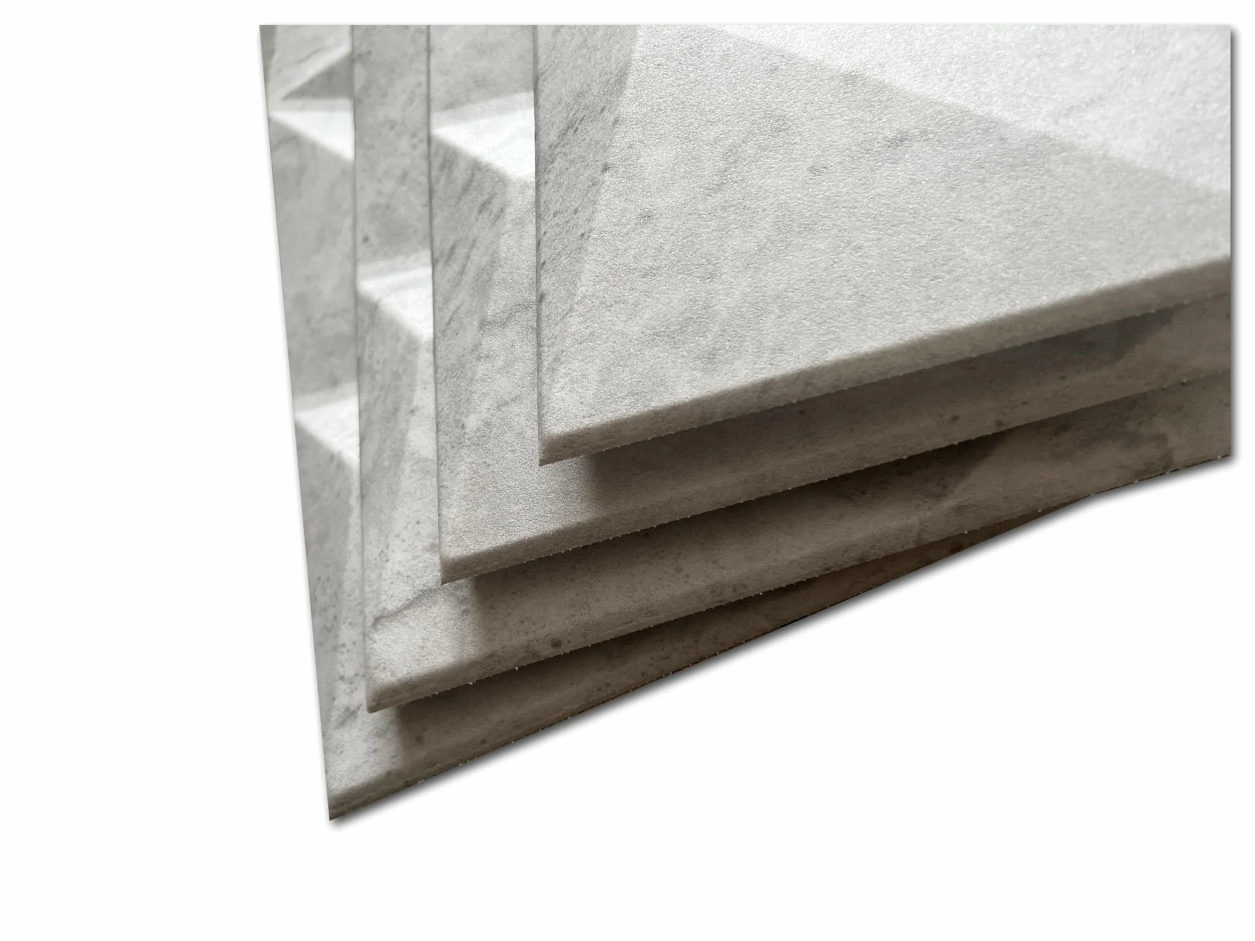 Deccart - Panele ścienne 3D 50x50 cm - okładziny ścienne dekoracyjne, okładziny sufitowe, płyty styropianowe, EPS-polistyren, Brylant, 2 m², 8 sztuk, wygląd betonu
