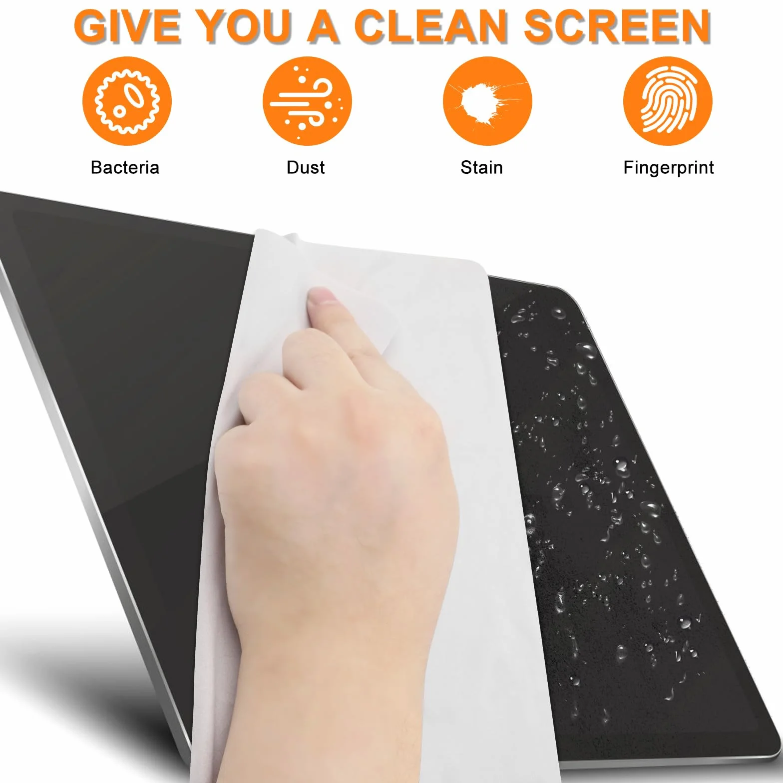 Ściereczka do czyszczenia ekranu 13" kompatybilna z MacBook Pro 14 cali, MacBook Pro 13 cali, MacBook Air 13 cali