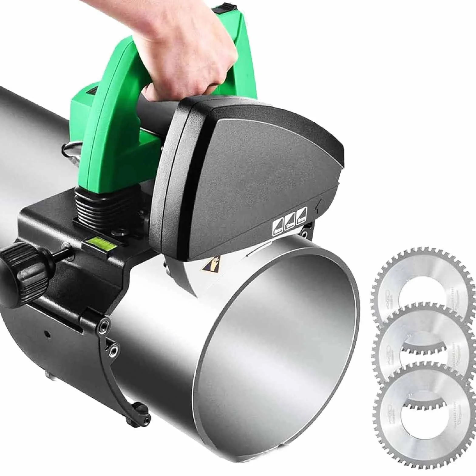 Piła do rur, w pełni automatyczna maszyna do cięcia o dużej prędkości od 15 do 220 mm/od 75 do 400 mm do rur z tworzyw sztucznych i stali, maszyna do cięcia rur okrągłych ZD400