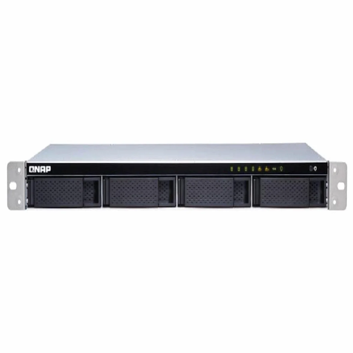 QNAP TS-431XeU-2G, system NAS Short-Depth-Rackmount, Quad-Core-CPU, 10 GbE SFP+, czarno-srebrny