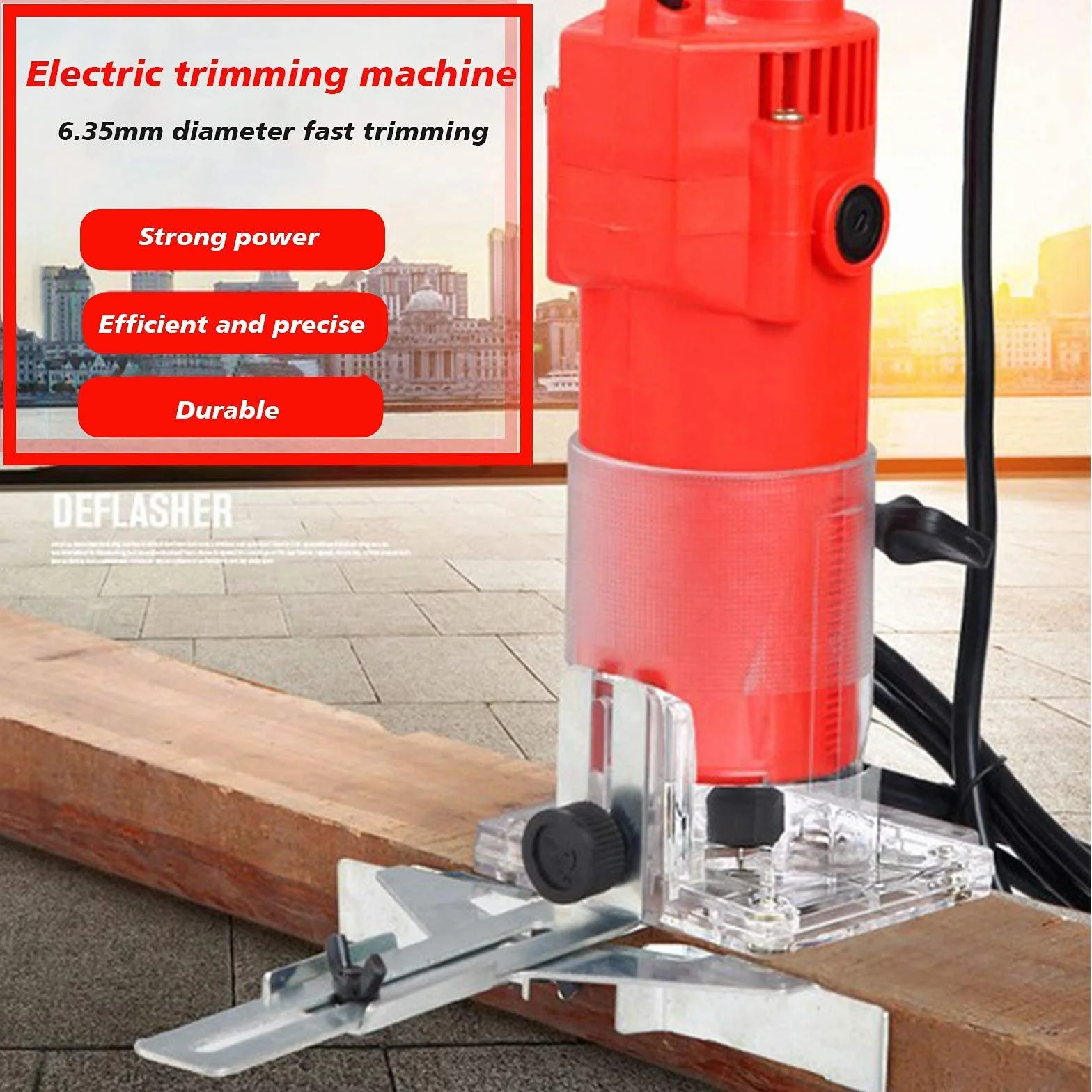 Narzędzie Do Wycinania Palmingu Do Obróbki Drewna, Maszyna Do Rzeźbienia W Drewnie, Frezarka 1/4 800 W, Elektryczna Przycinarka Ręczna, Obróbka Wzorów Diy, Produkcja Mebli